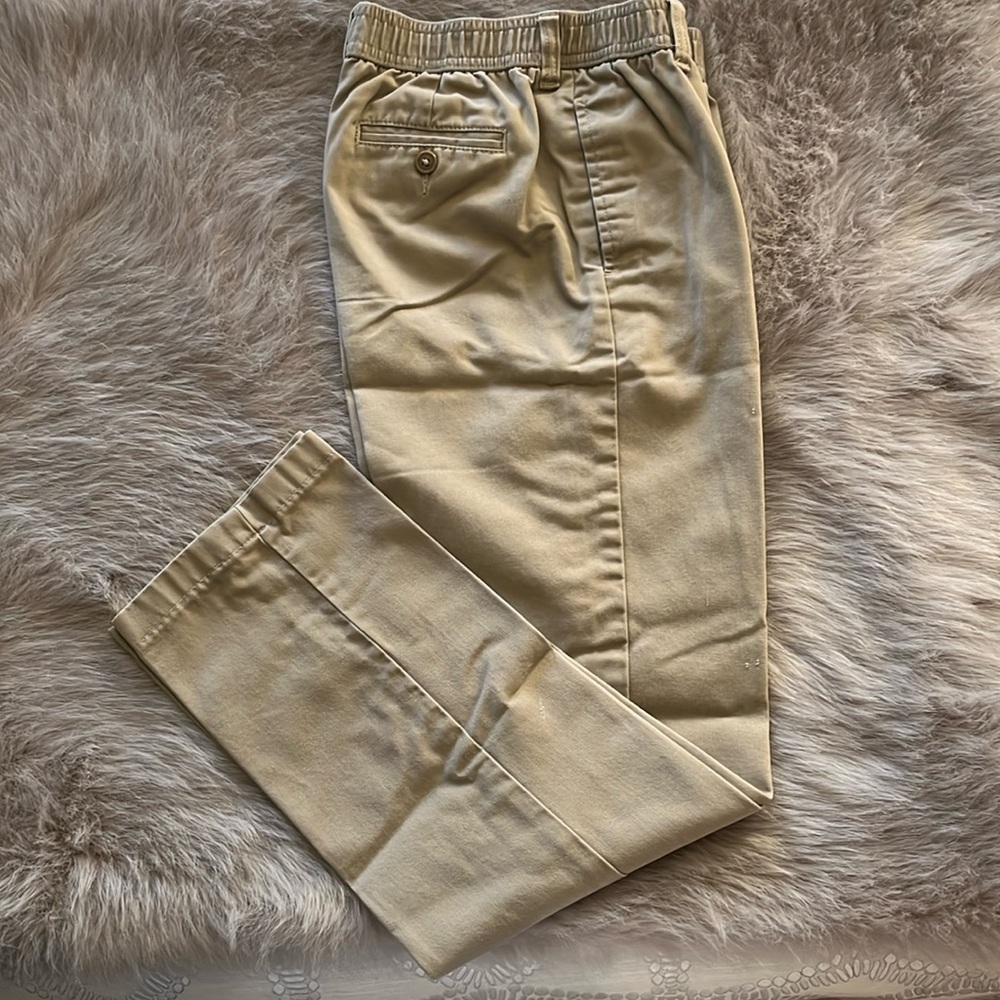 Boys size 12 Lands End khaki pants